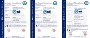 CE Certificate for lifting sling and ratchet tie down