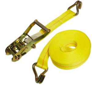 ratchet strap with double j hook