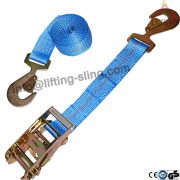 ratchet tie down strap with snap hook